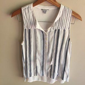 SOLD Blue Striped Tank